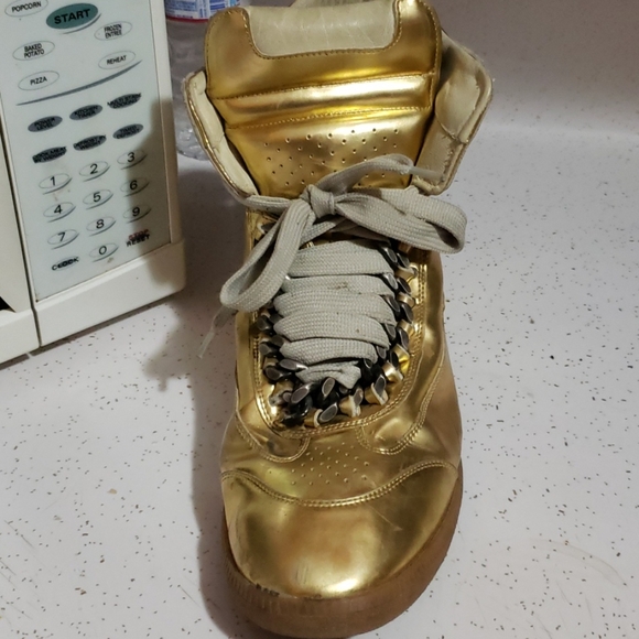 Maison Margiela Men/Woman gold shoes with chain!!! - Picture 6 of 8